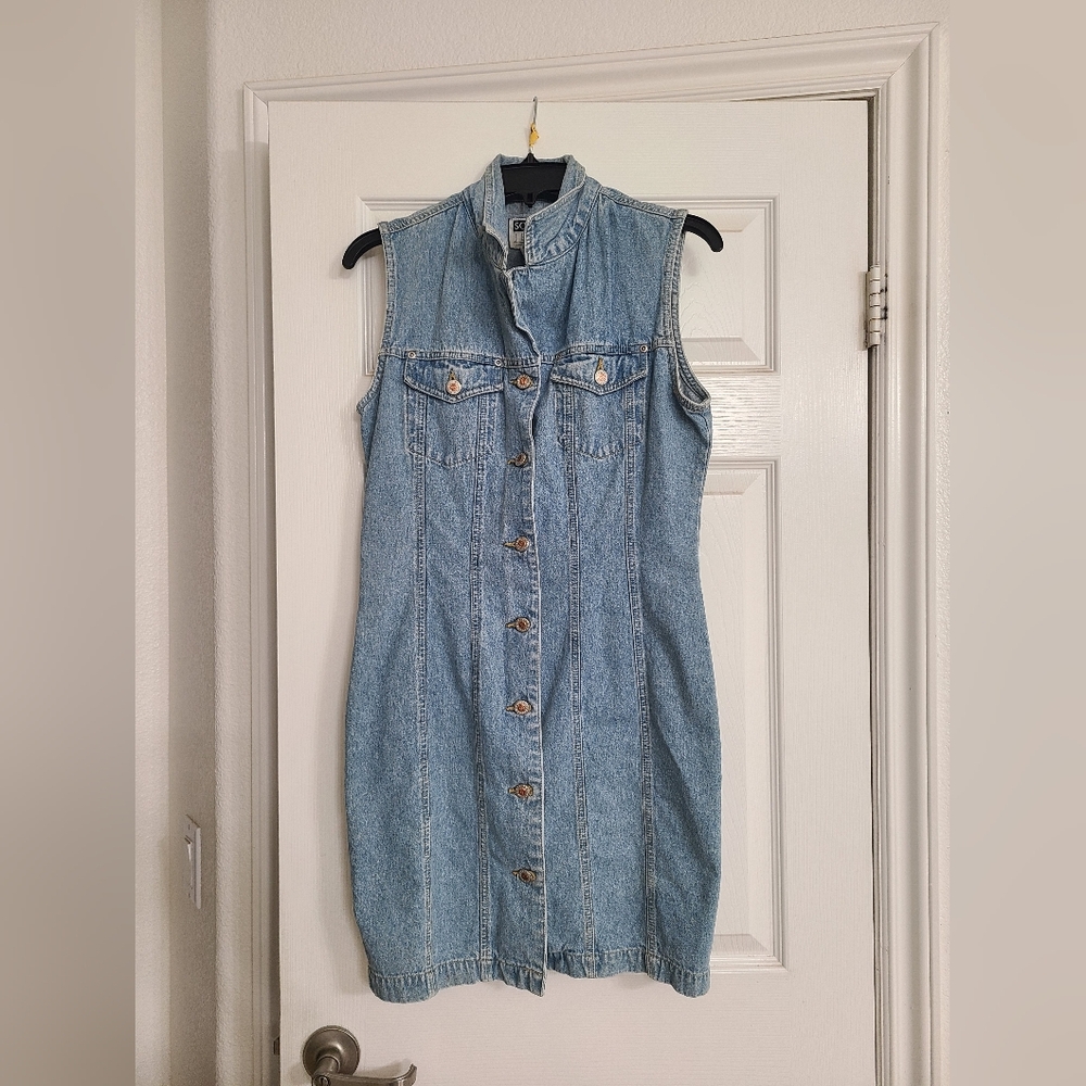 Squeeze Blue Denim Mini Dress